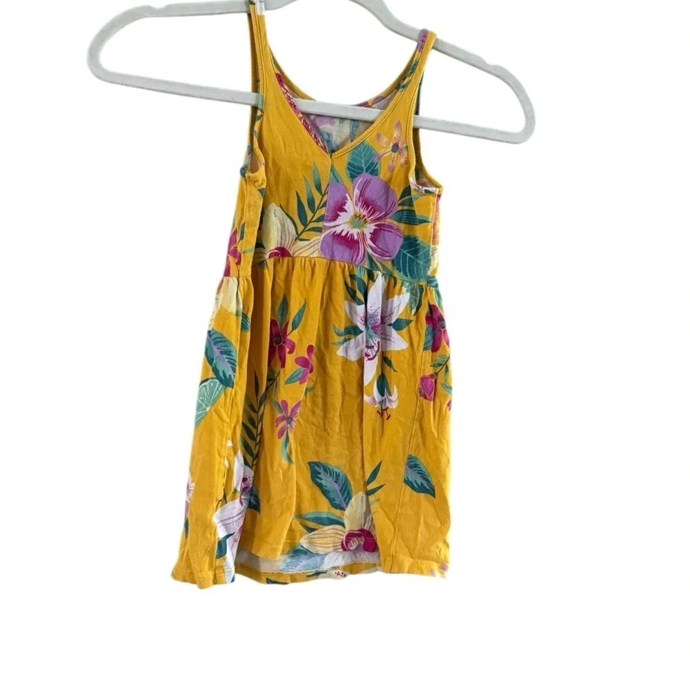 Old Navy Yellow Floral Kids Dress
